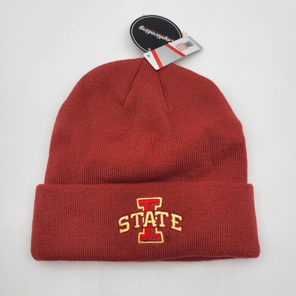 Iowa State Cyclones Captivating Cuffed Stocking Hat Beanie Red